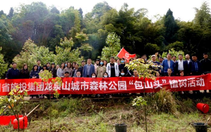 红宝石hbs集团组织开展2021年龙泉山都会森林公园“包山头”植树运动